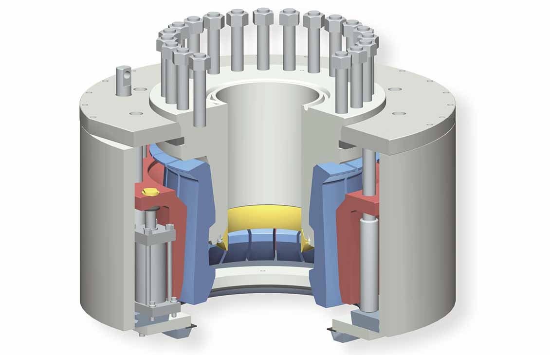 Model 70 Collet Connector 3D Model